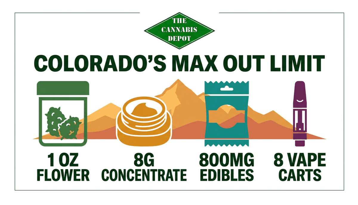 Colorado Cannabis Purchase Limits Explained - How Much Weed Can You Buy?