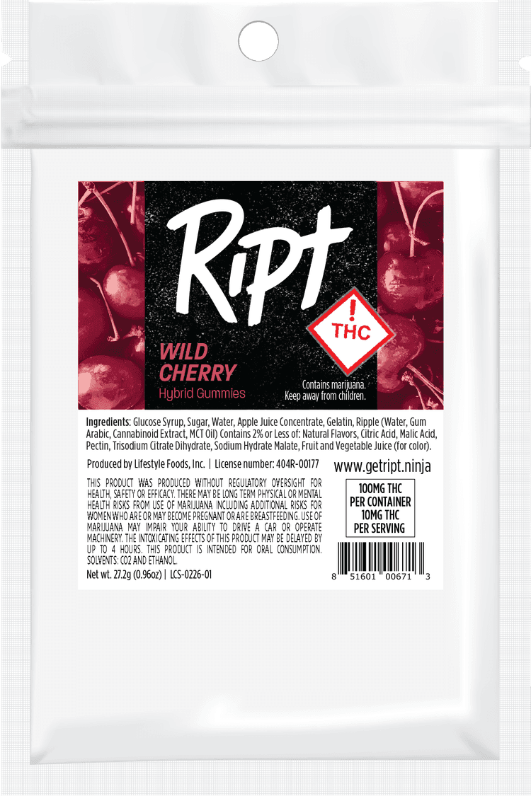 RIPT | Gummies | (H) Wild Cherry