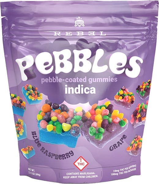 REBEL | Pebbles Gummies | Indica