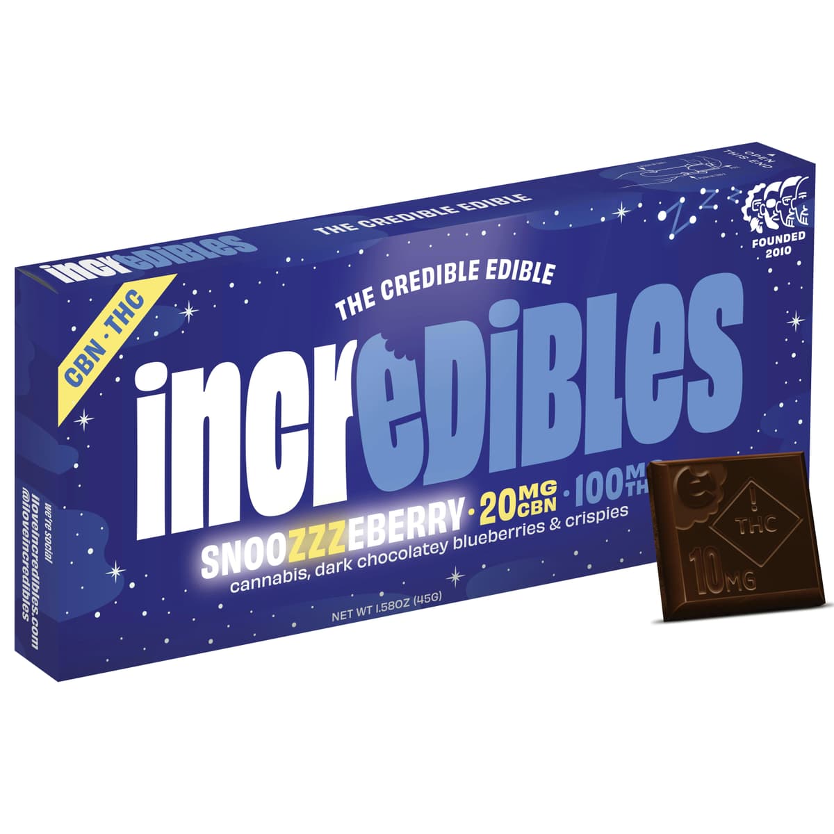 Incredibles | Chocolate Bar | Snoozzzeberry - CBN