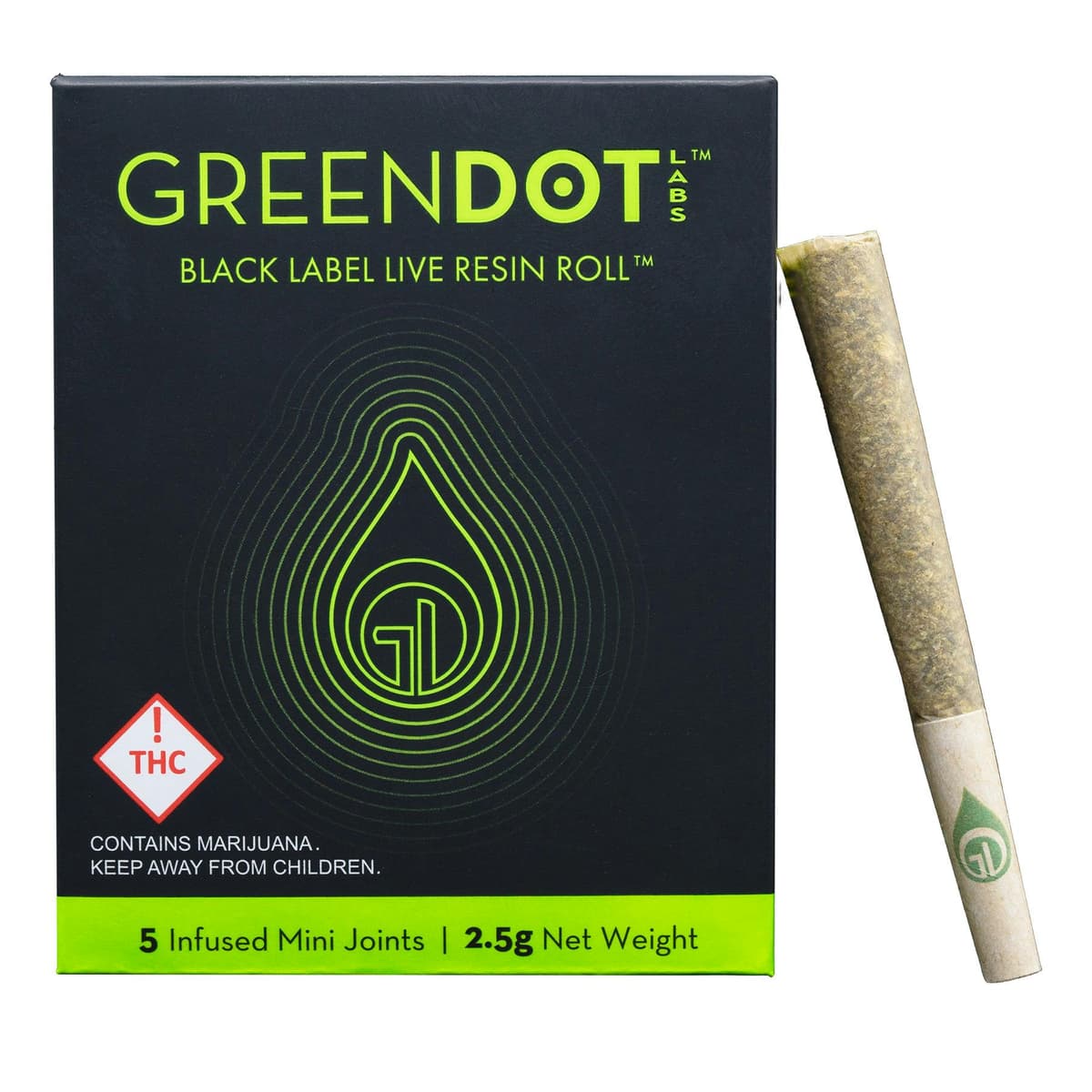 Green Dot | 5 Pack Resin Rolls | Cherry Lime Soda + (Red Froot x Boioioioing!)