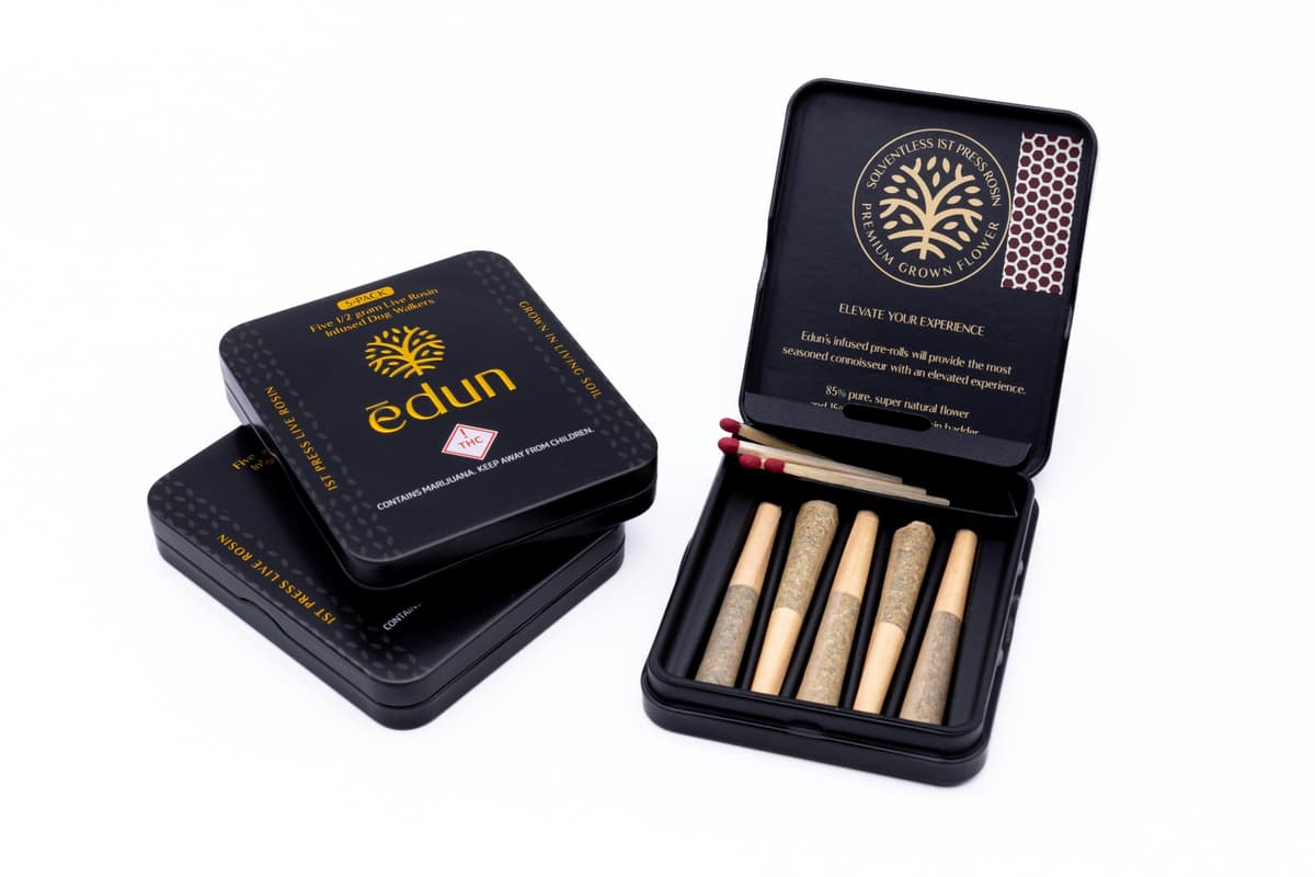 EDUN | Live Rosin Infused Pre Roll | 5PK | Cherry Paloma + Paloma Mantra