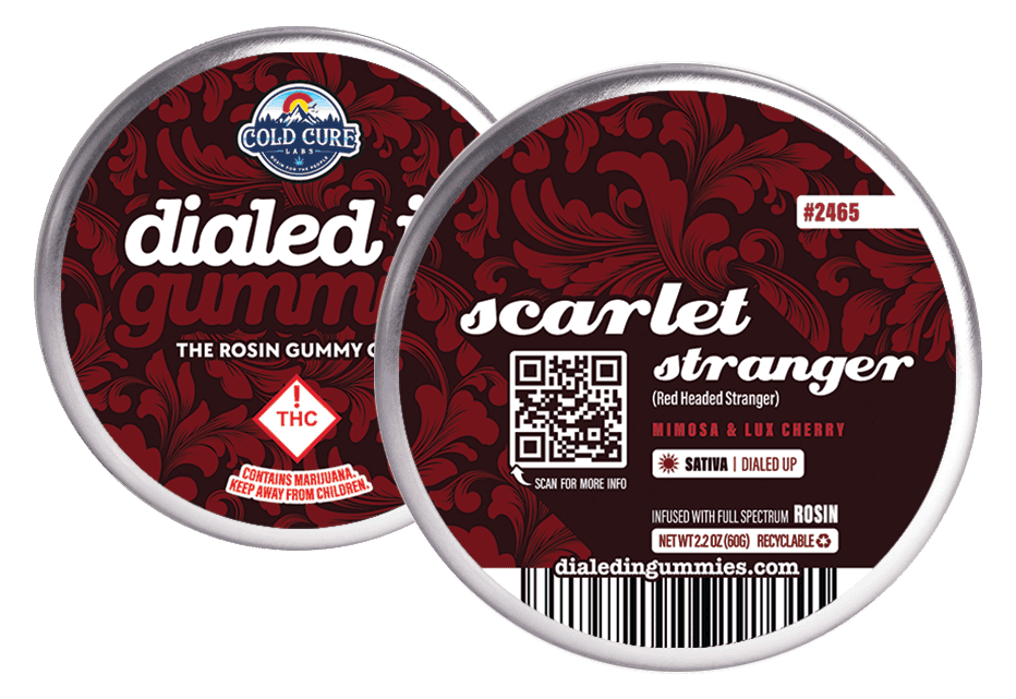 100mg - Scarlet Stranger - Rosin Gummies (10pk)