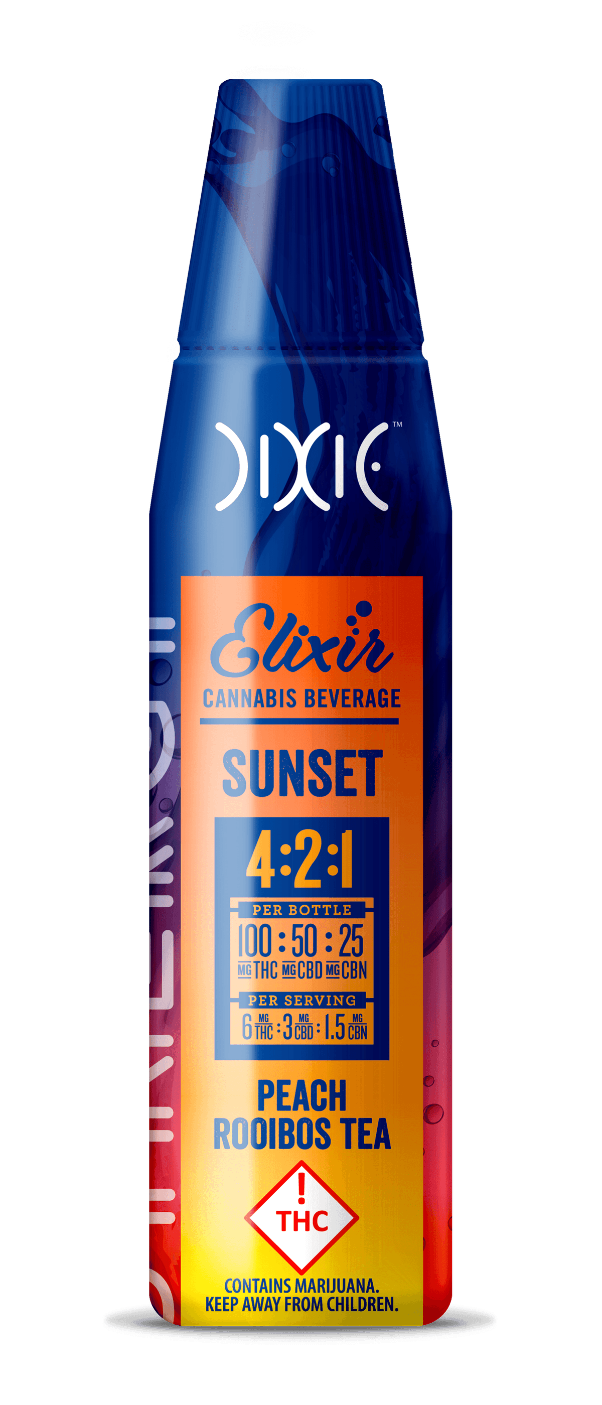 DIXIE | Elixir Synergy | (I) Sunset Peach Rooibos Tea (25mg CBN)