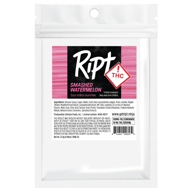RIPT | Gummies | (I) Sour Smashed Watermelon