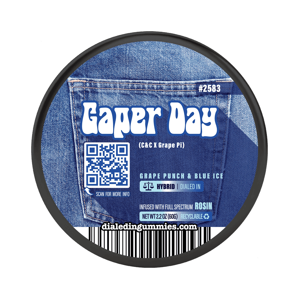 100mg - Gaper Day - Rosin Gummies (10pk)