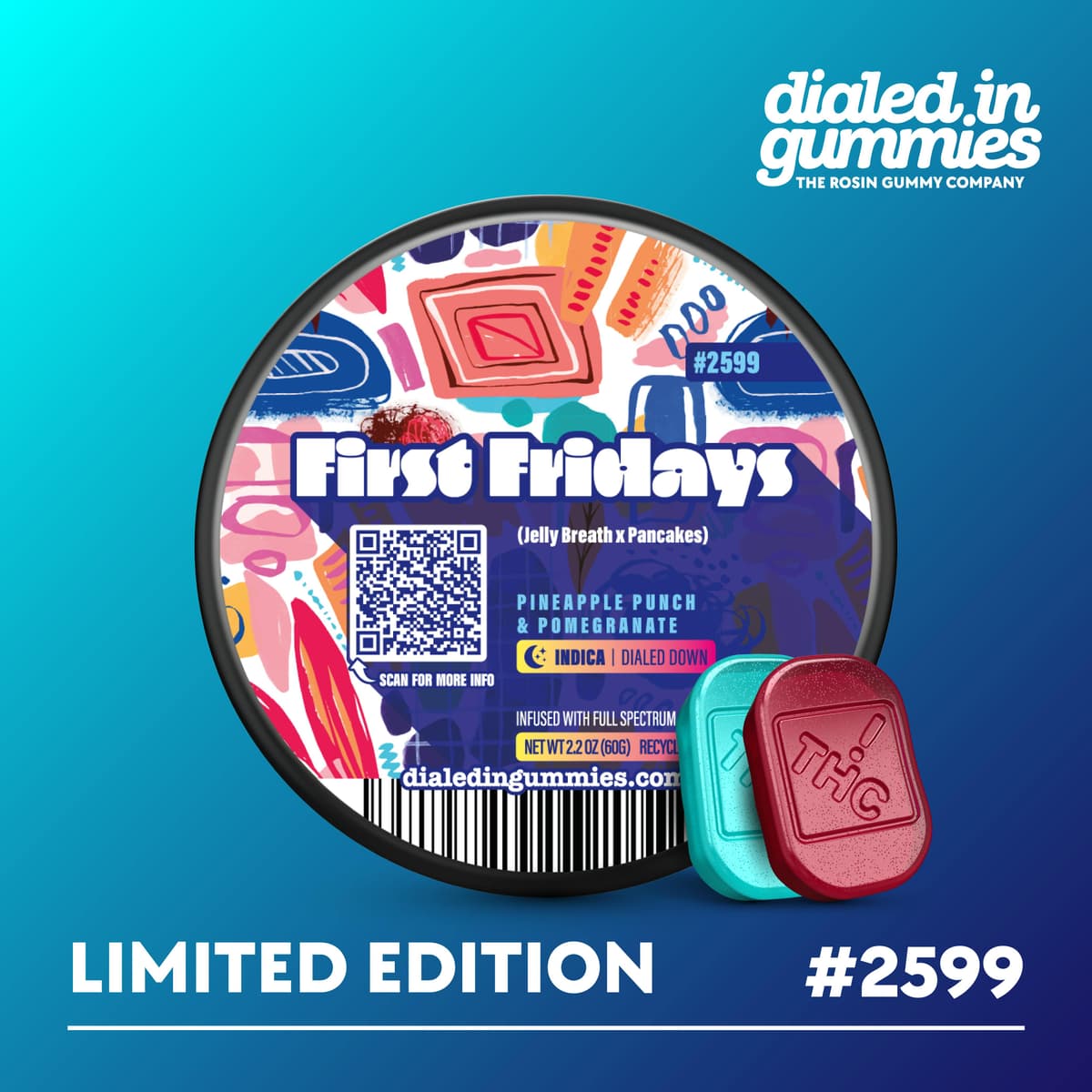 100mg - First Fridays - Rosin Gummies (10pk)