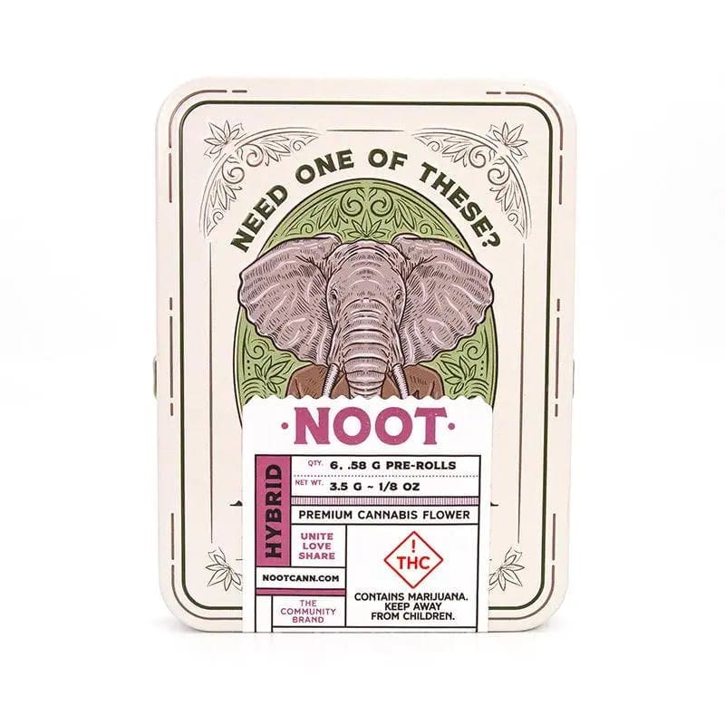 NOOT | Prerolls | 6 Pack - (H) White 99