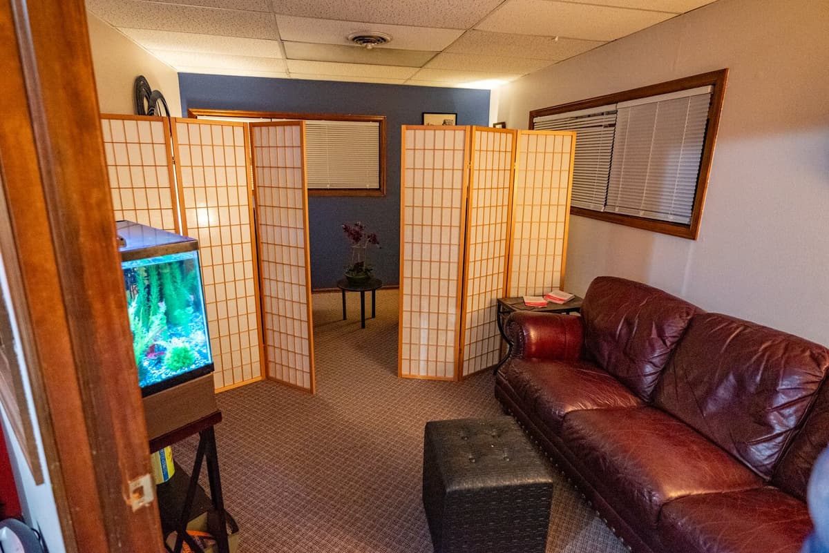 Colorado Springs Lehman medical dispensary storefront and parking.